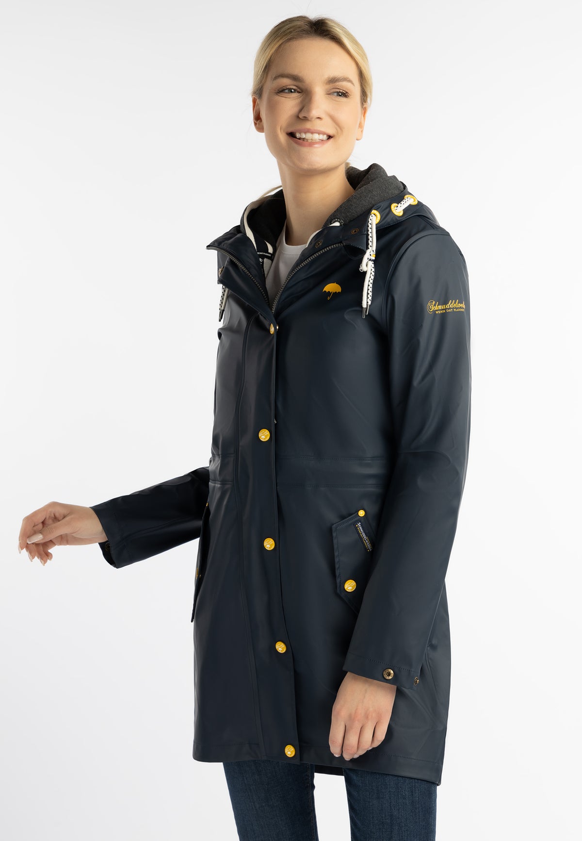 Schmuddelwedda Damen 3-in-1-Regenmantel
