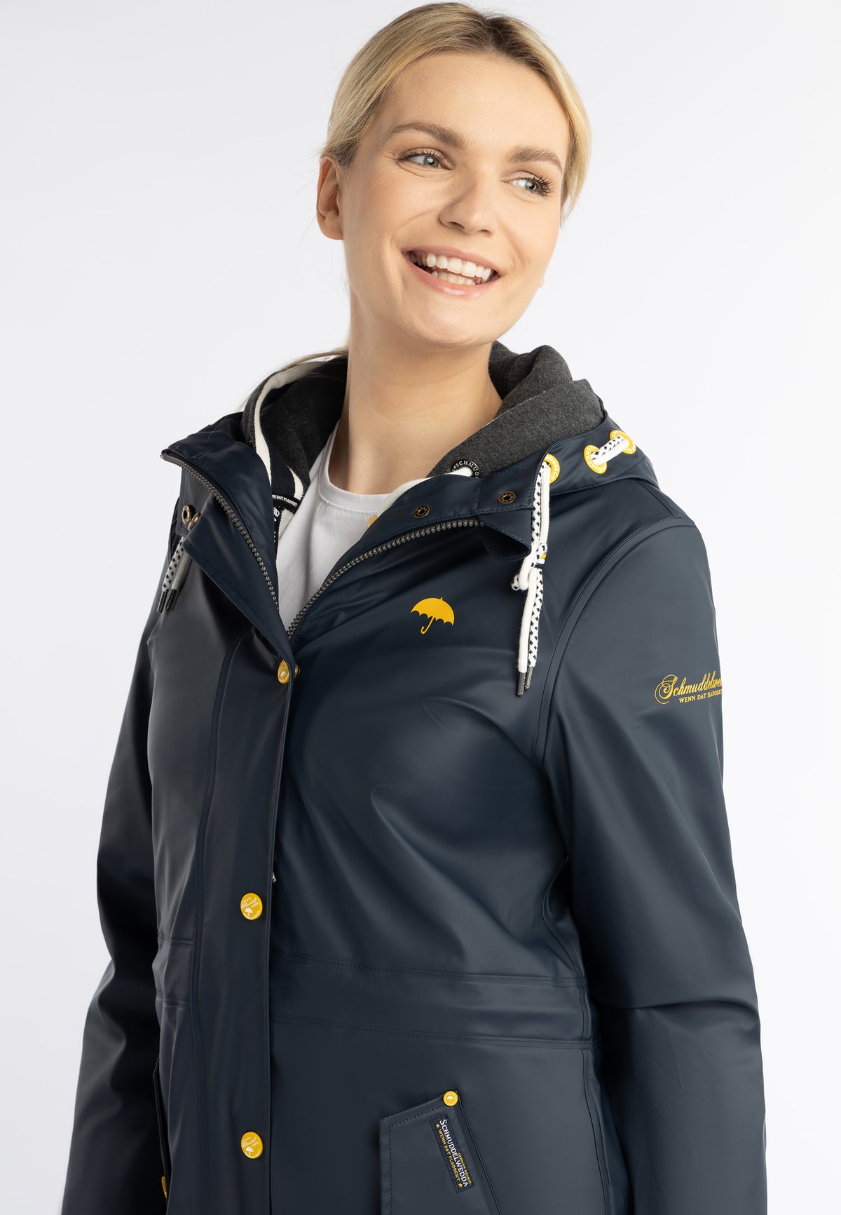 Schmuddelwedda Damen 3-in-1-Regenmantel