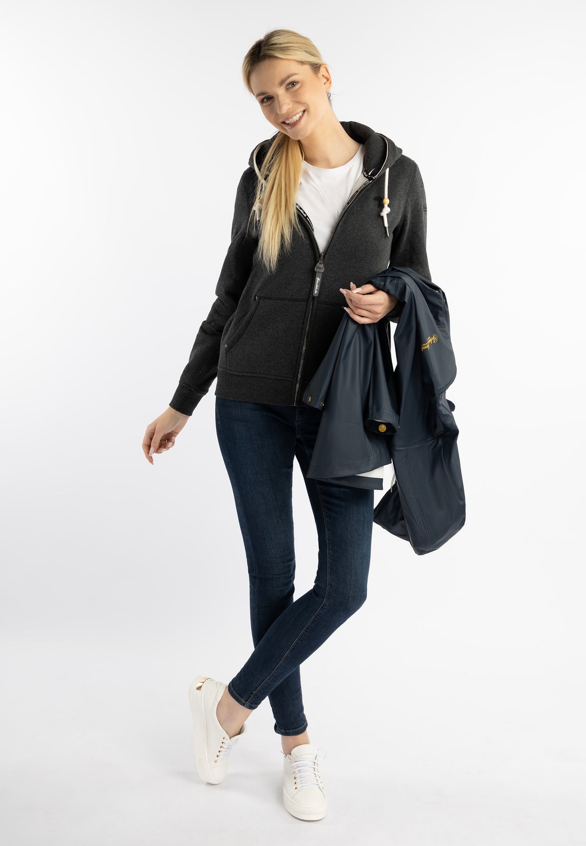 Schmuddelwedda Damen 3-in-1-Regenmantel