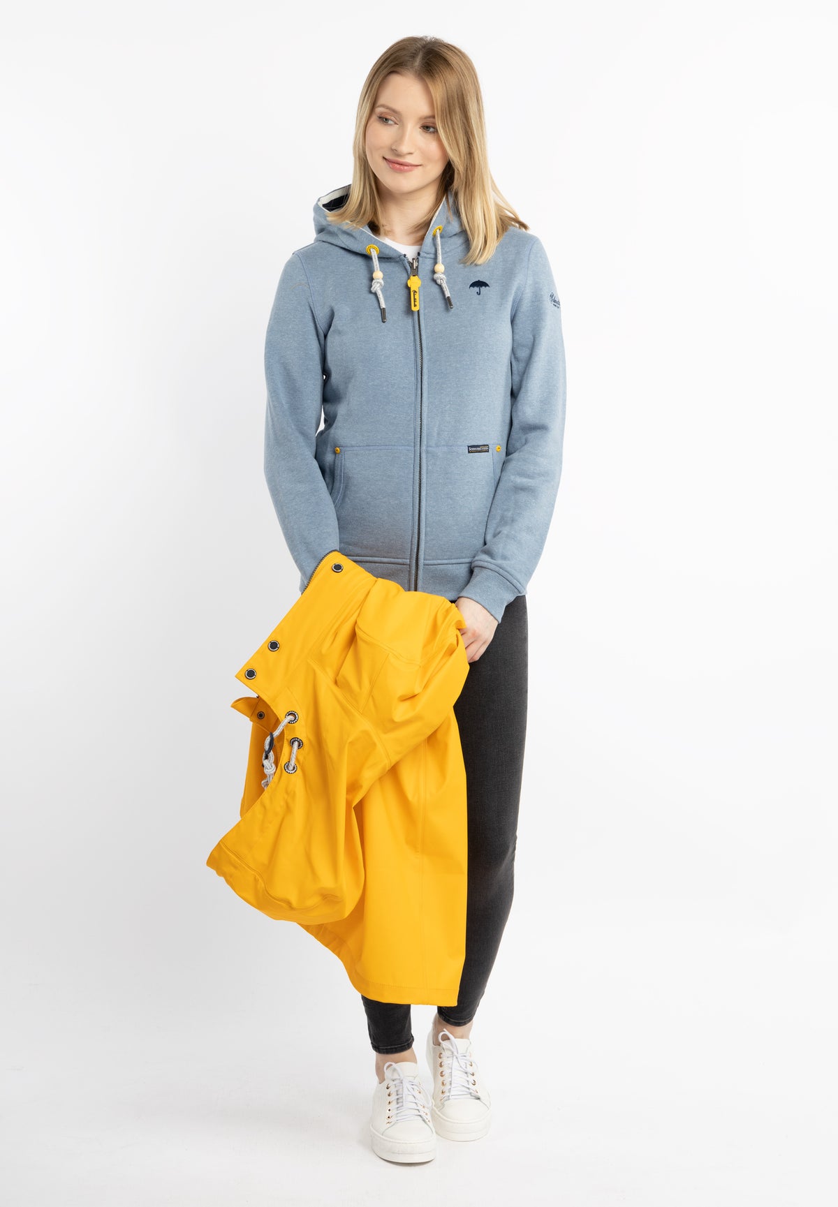 Schmuddelwedda Damen 3-in-1-Regenmantel
