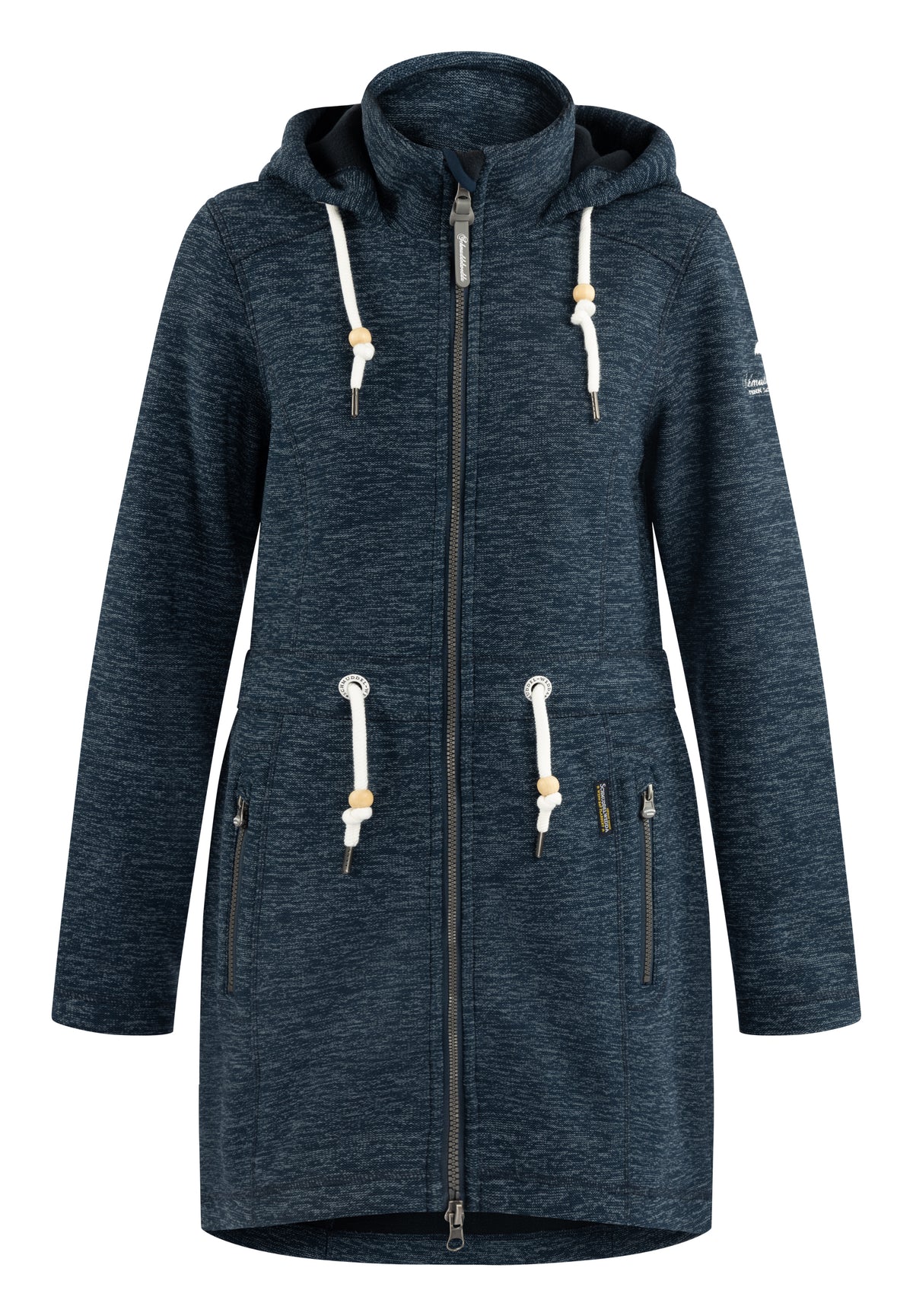 Schmuddelwedda Damen-Strickfleecemantel