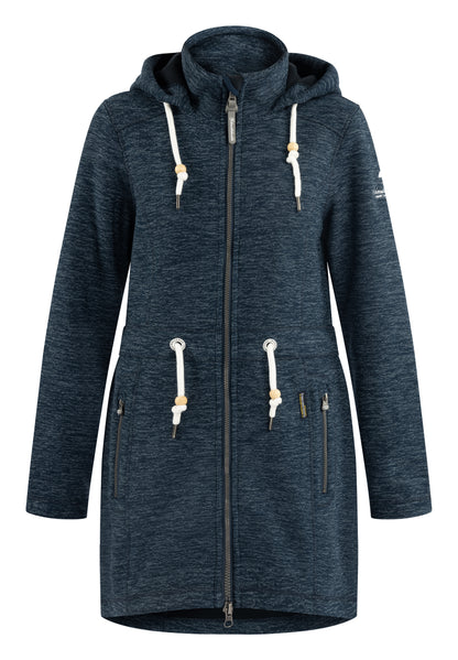 Schmuddelwedda Damen-Strickfleecemantel