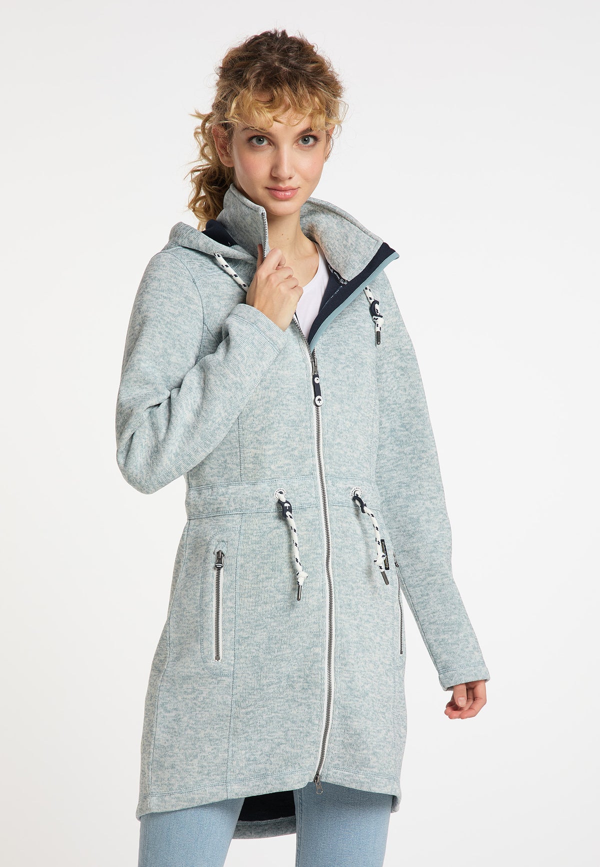 Schmuddelwedda Women's Strickfleecemantel