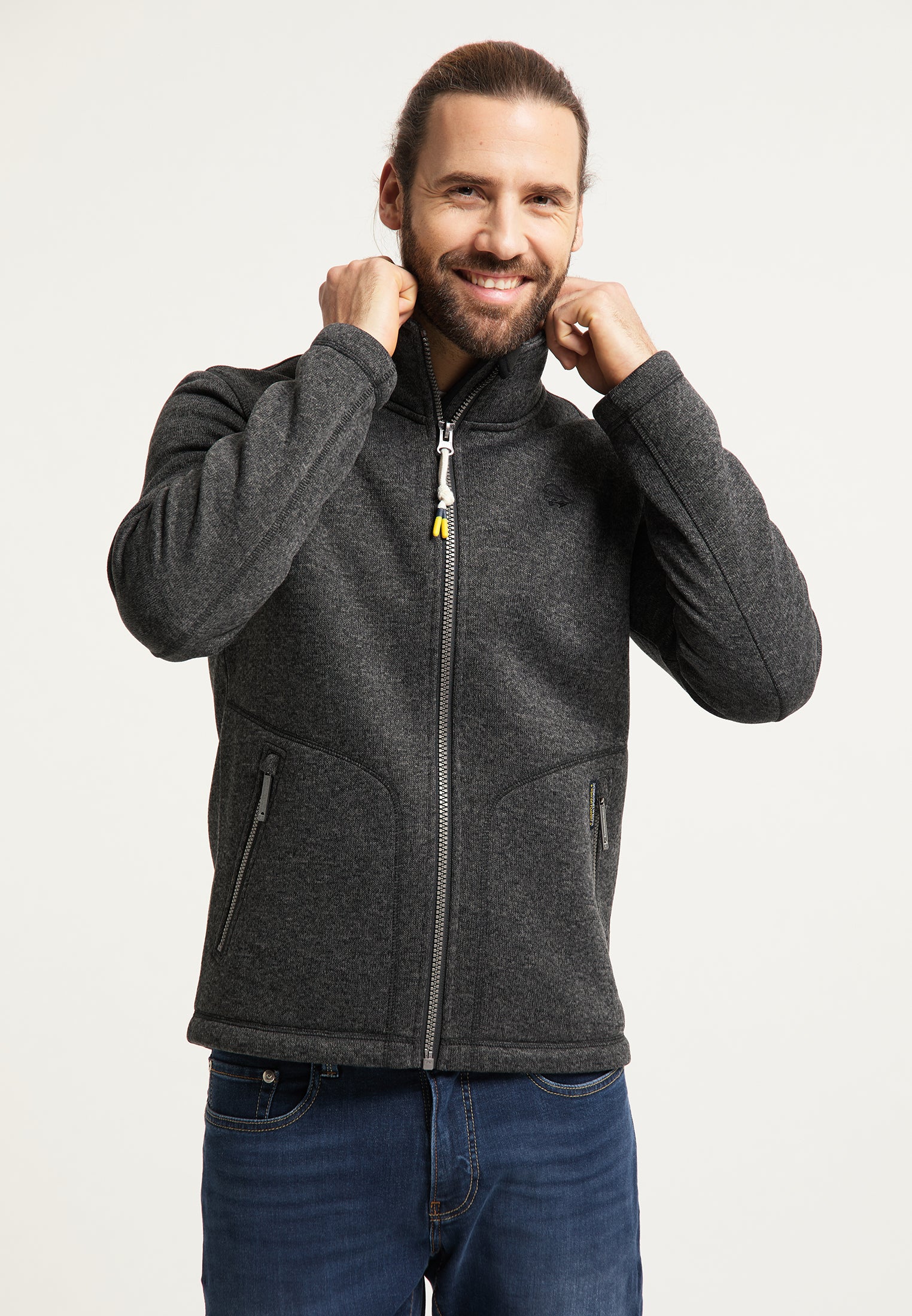 Schmuddelwedda Men's Strickfleecejacke