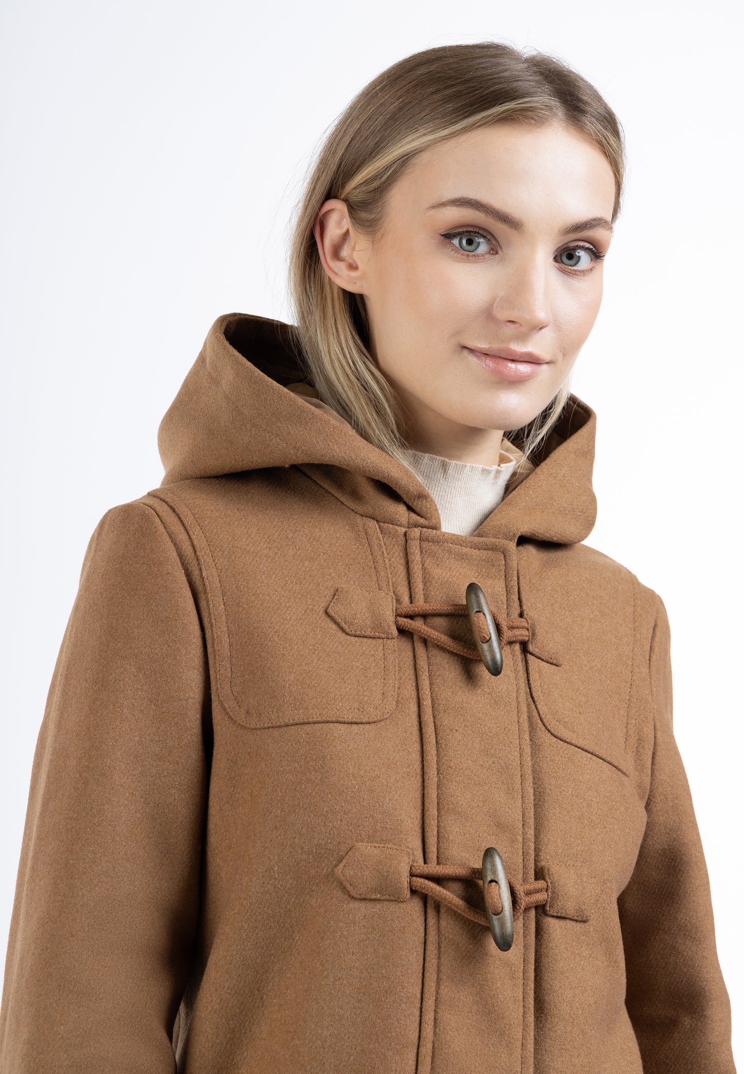 DreiMaster Klassik Women's Wool Blend Duffle Coat - Schmuddelwedda Shop