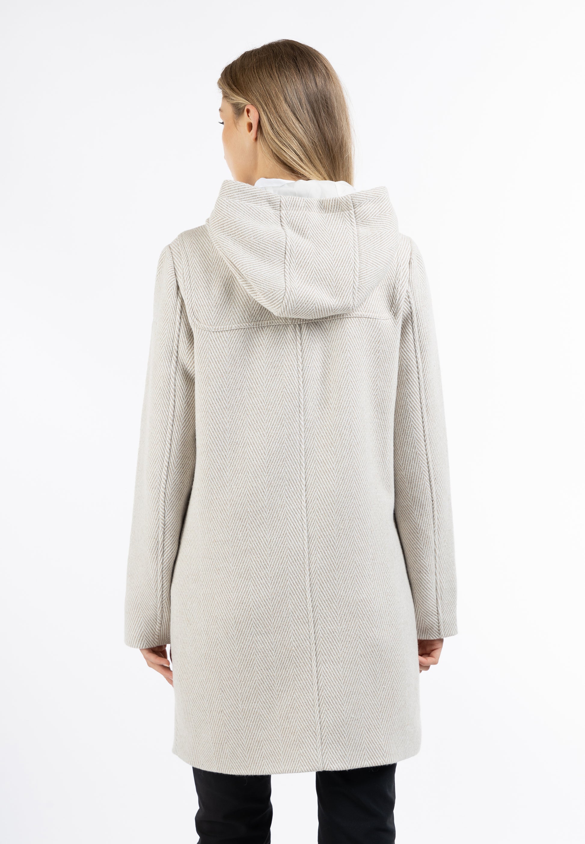 DreiMaster Klassik Women's Fischgrat-Dufflecoat