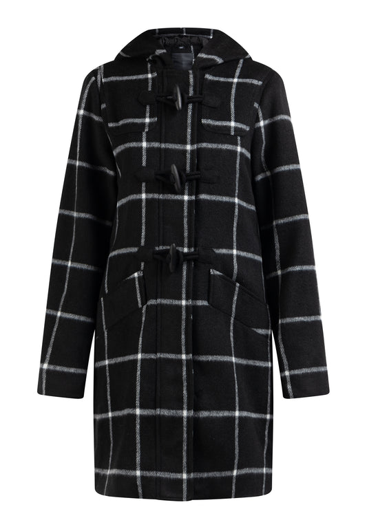 Dufflecoat aus Wollgemisch