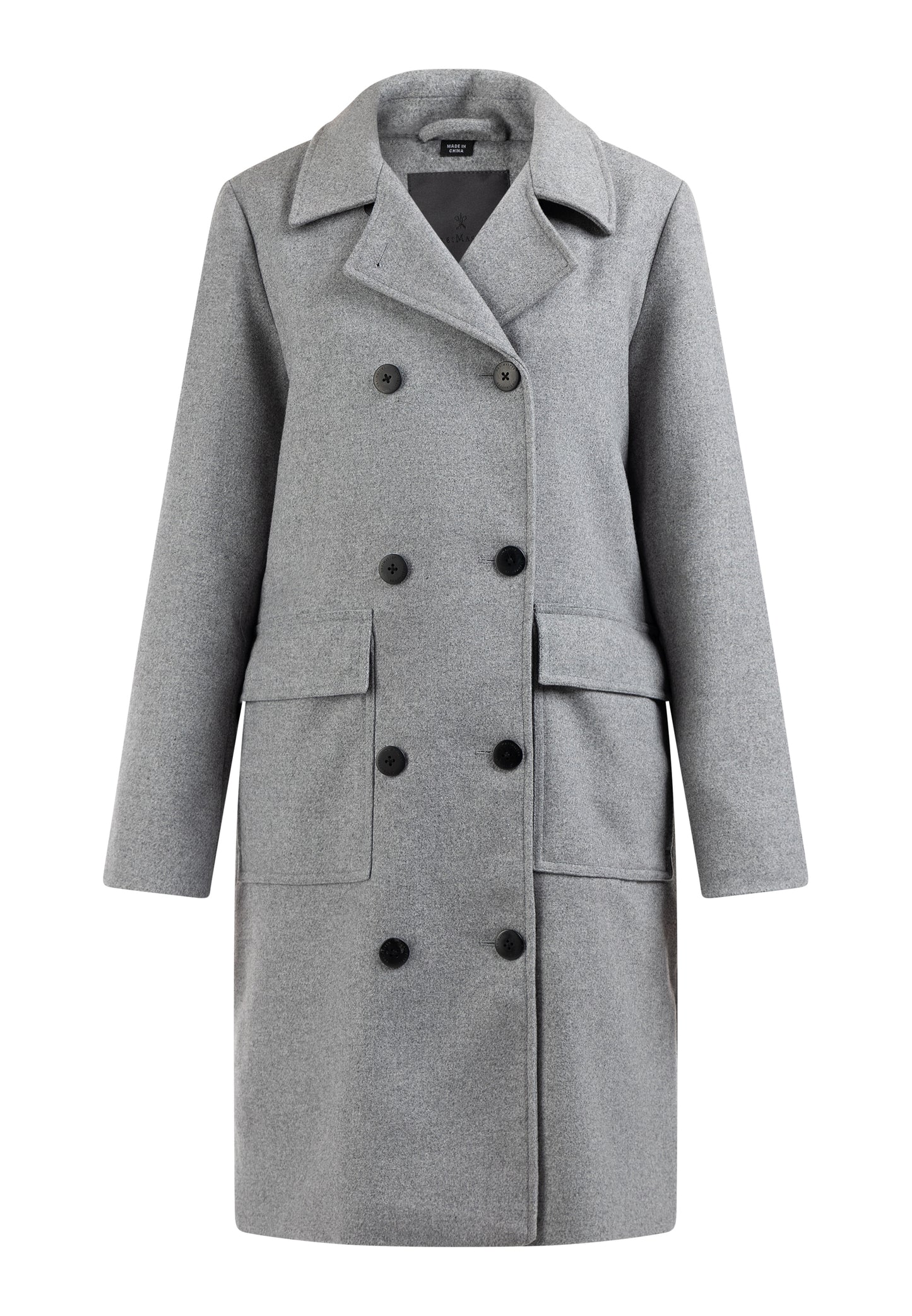 Dreimaster Klassik Women's Transitional Coat Made Of Wool Blend - Schmuddelwedda Shop