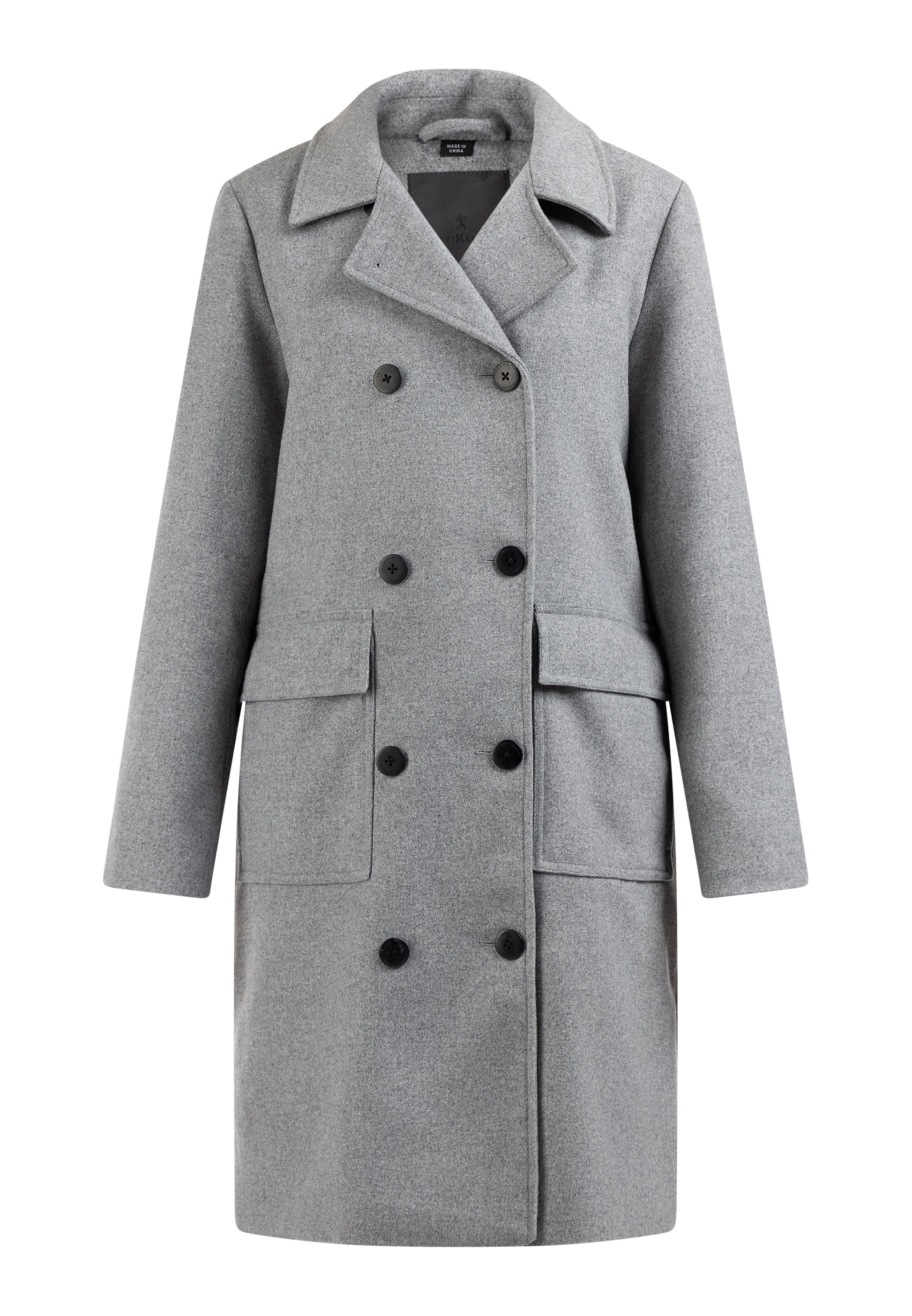Dreimaster Klassik Women's Transitional Coat Made Of Wool Blend - Schmuddelwedda Shop