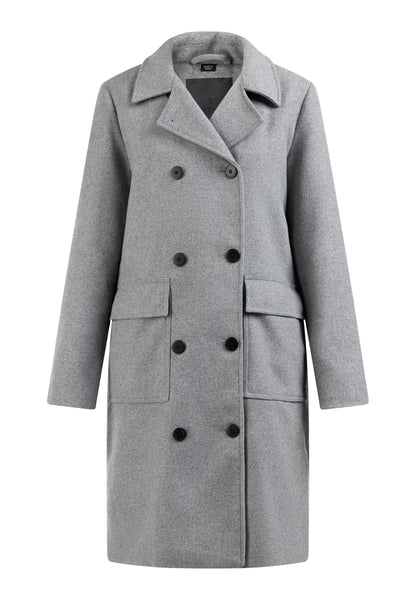 Dreimaster Klassik Women's Transitional Coat Made Of Wool Blend - Schmuddelwedda Shop
