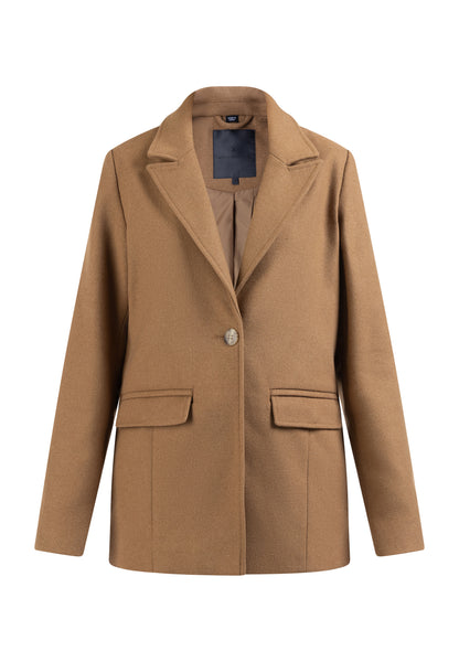 DreiMaster Klassik Women's Long Wool Blend Blazer - Schmuddelwedda Shop