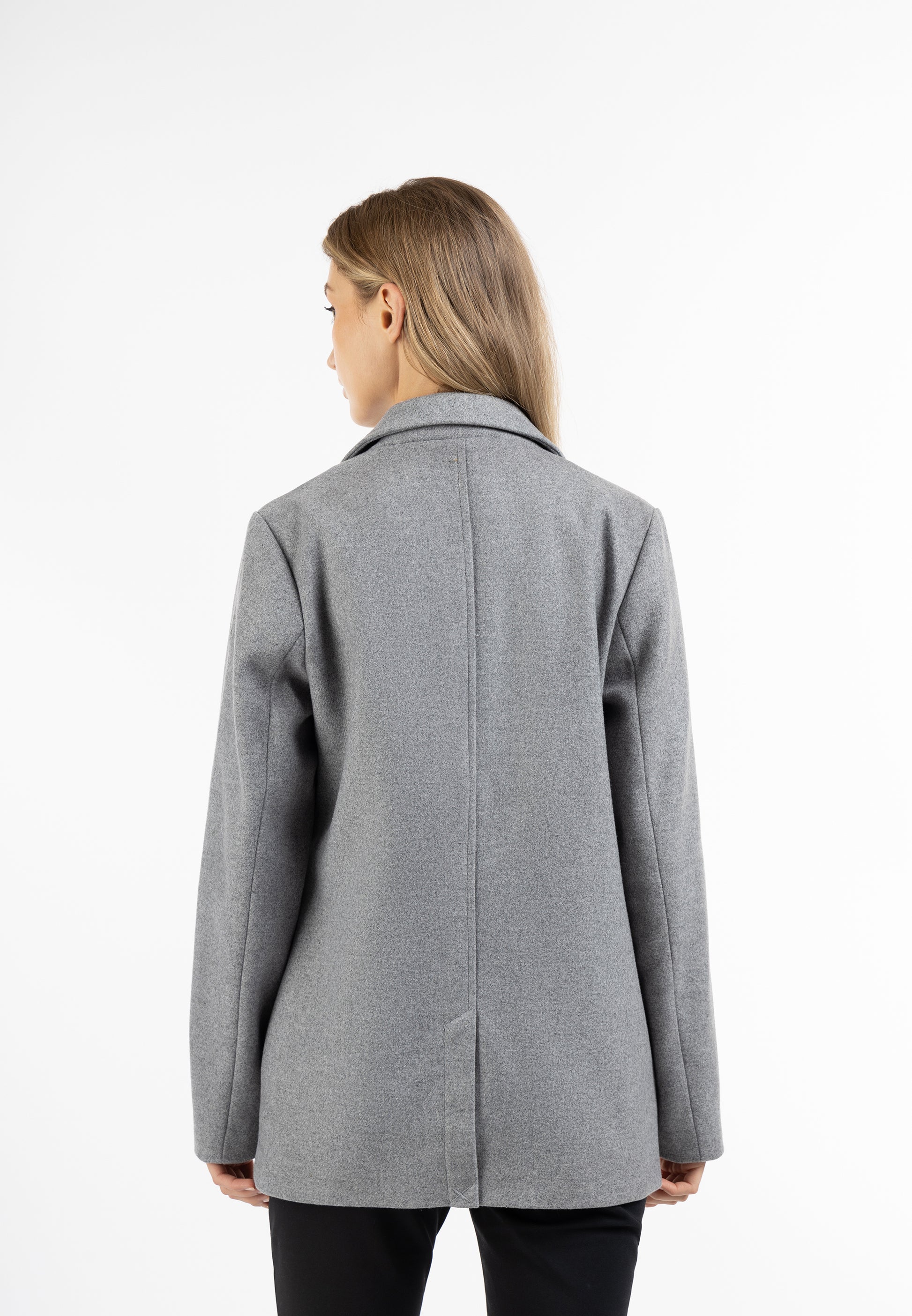 DreiMaster Klassik Women's Long Wool Blend Blazer - Schmuddelwedda Shop