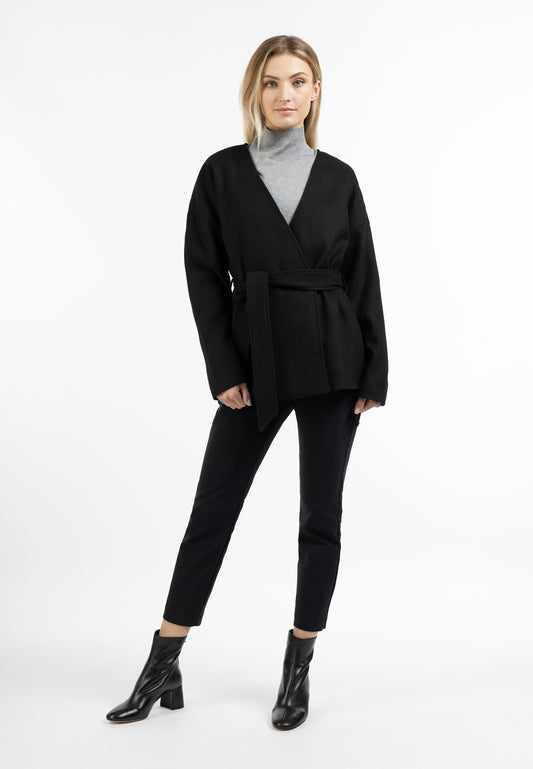 DreiMaster Klassik Women's Transitional Jacket Made From A Wool Blend - Schmuddelwedda Shop