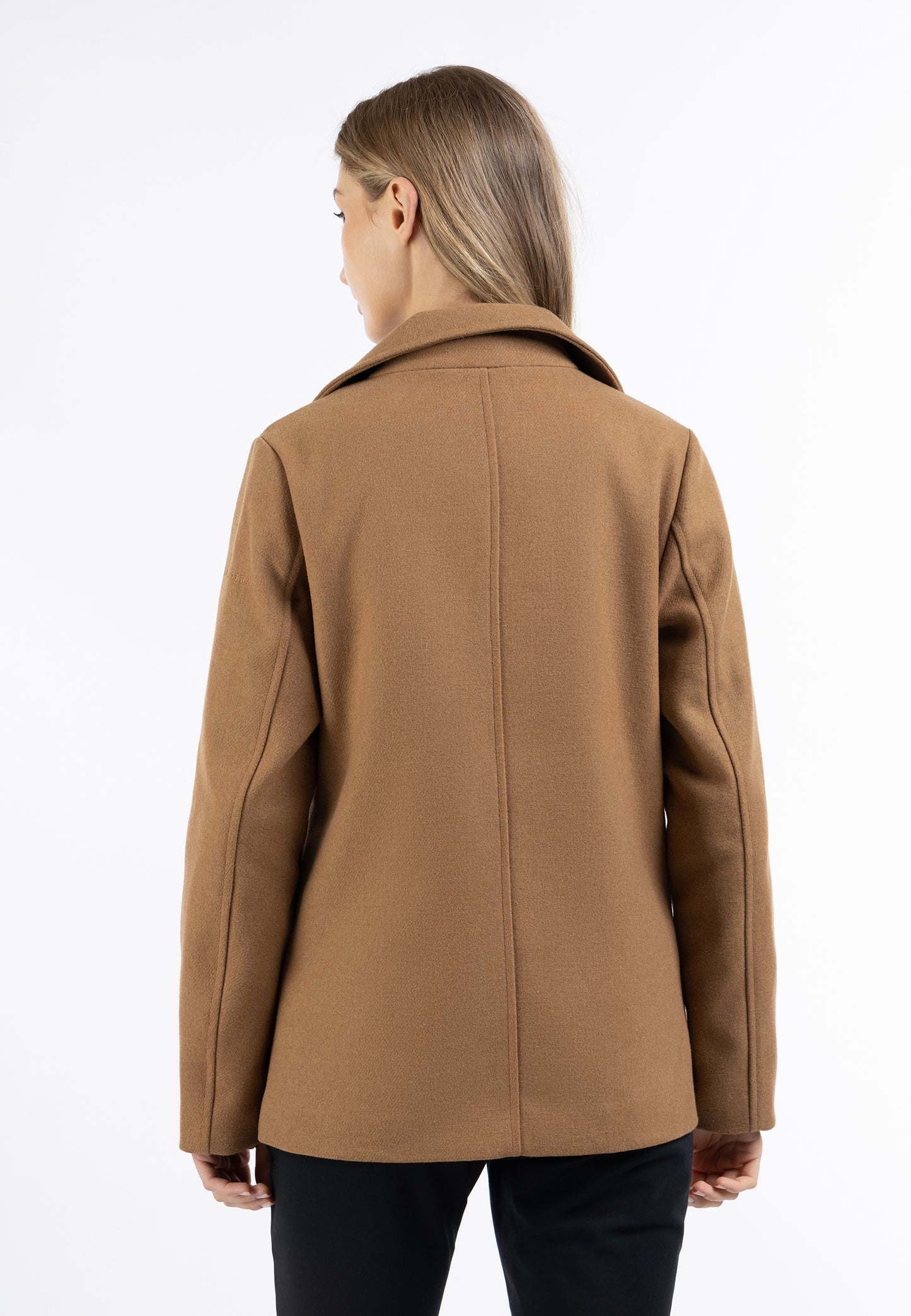 DreiMaster Klassik Women's Transitional Pea Coat Made Of A Wool Blend - Schmuddelwedda Shop