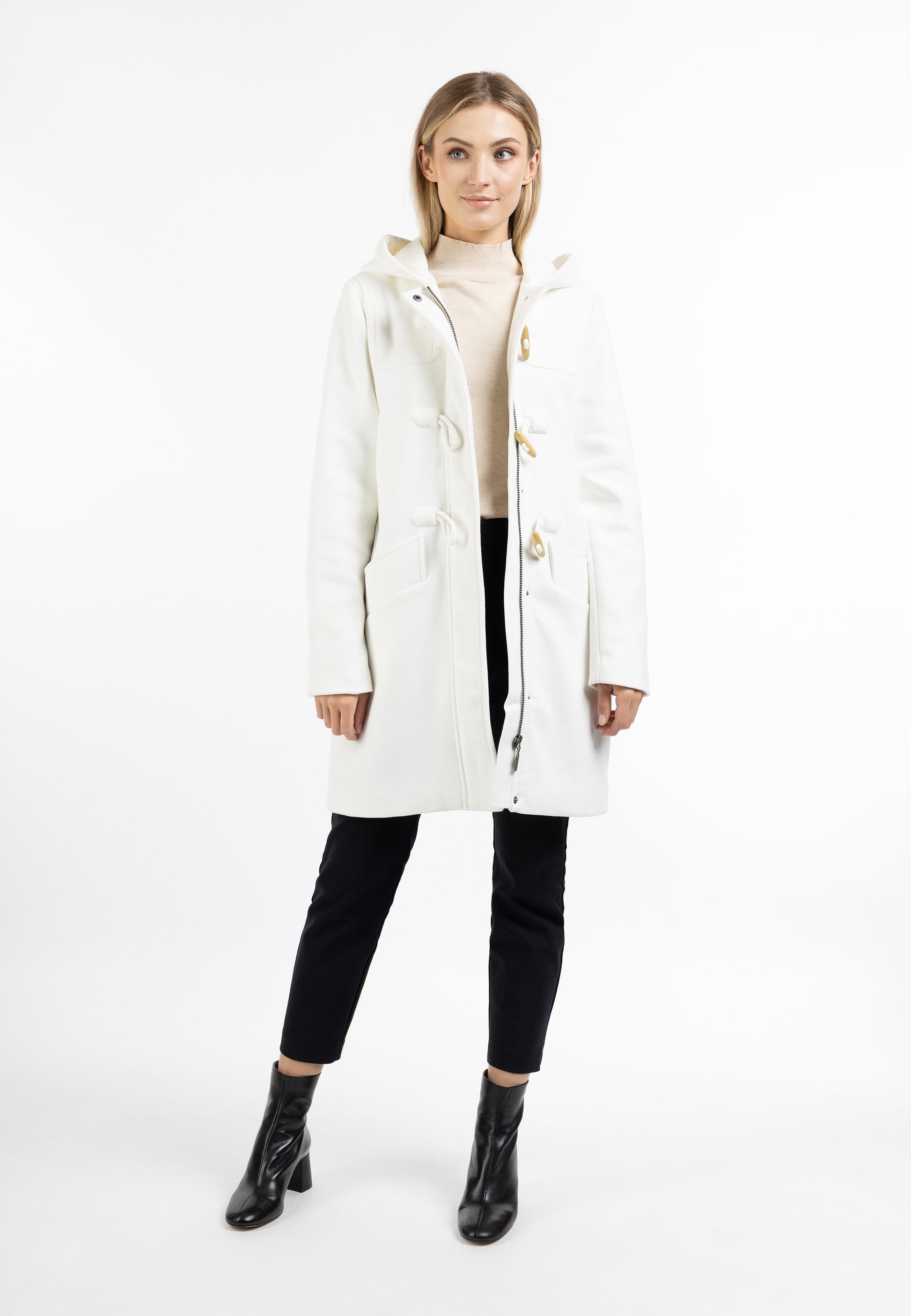 Wool blend duffle coat SCHMUDDELWEDDA – Schmuddelwedda Shop
