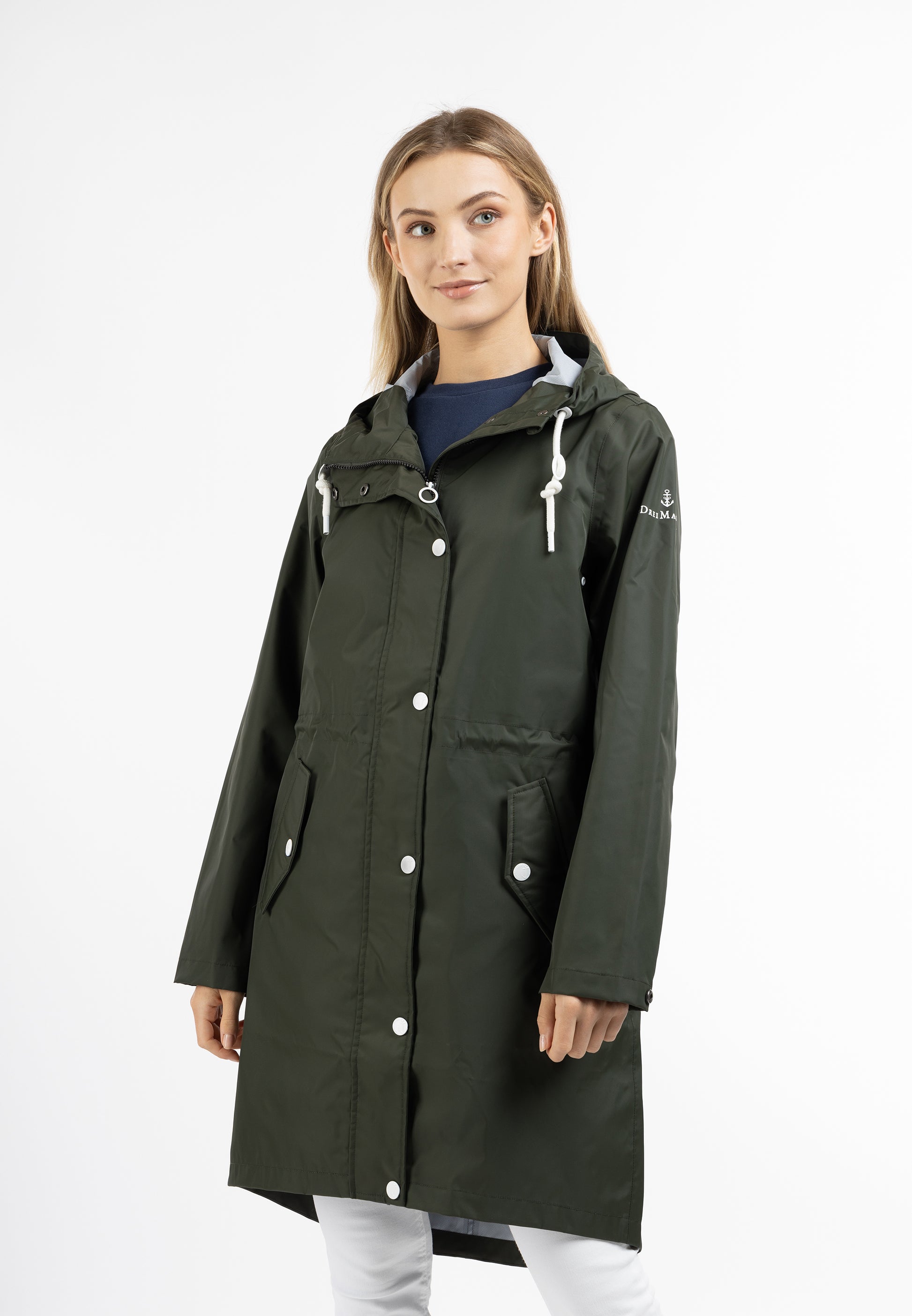 DreiMaster Maritim Damen Regenjacke mit Innenprint