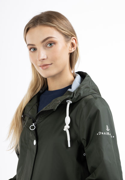 Regenjacke mit Innenprint