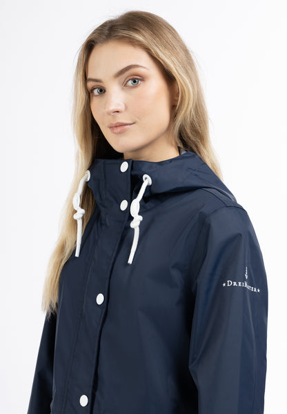 DreiMaster Maritim Damen Regenjacke mit Innenprint