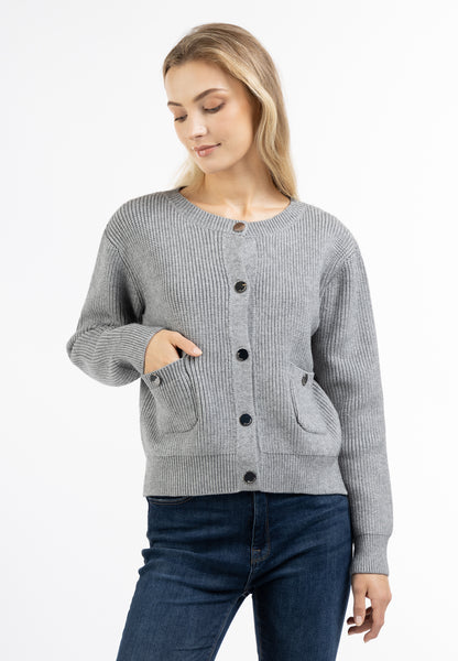 DreiMaster Maritim Damen-Strickjacke mit Knöpfen