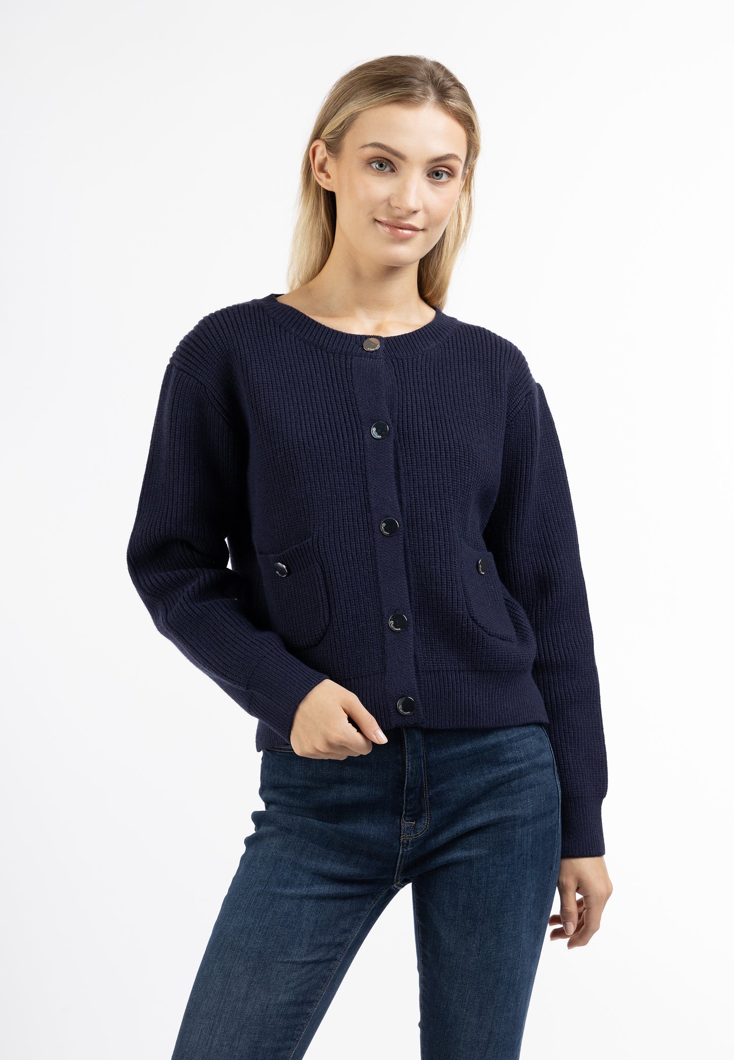 DreiMaster Maritim Damen Cardigan mit Knöpfen