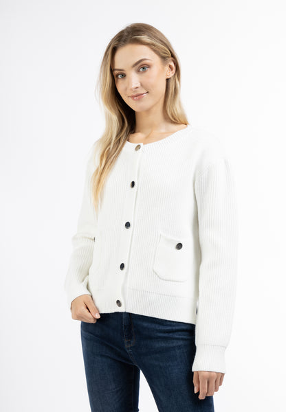 DreiMaster Maritim Damen-Strickjacke mit Knöpfen