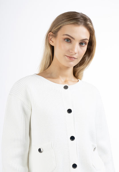 DreiMaster Maritim Damen-Strickjacke mit Knöpfen