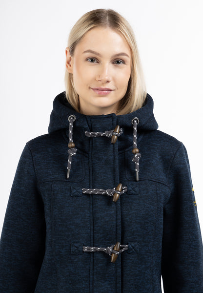 Schmuddelwedda Kobiety Strickfleece-Dufflemantel