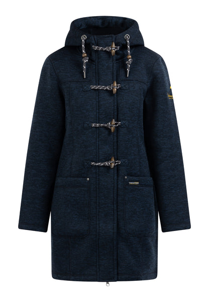 Schmuddelwedda Kobiety Strickfleece-Dufflemantel