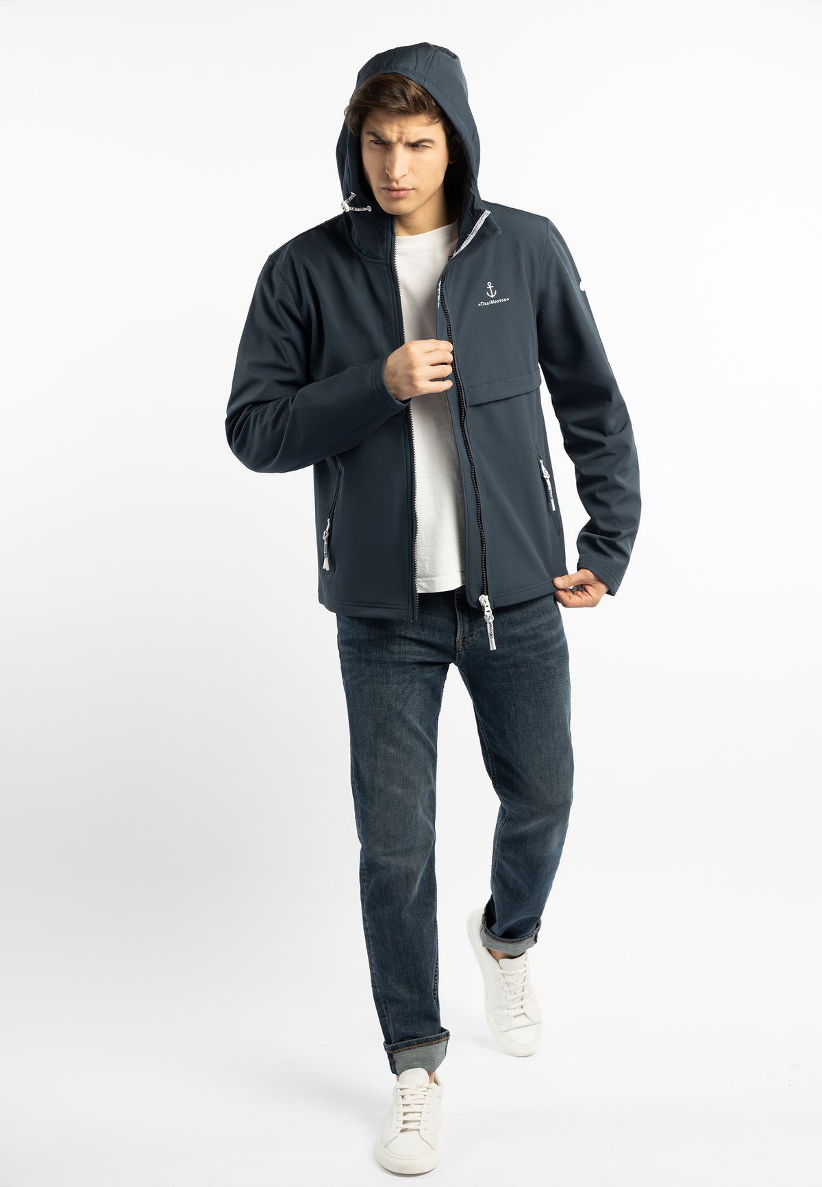 DreiMaster Maritim Herren-Anorak + Einkaufstasche – SET