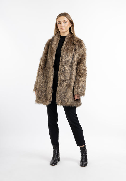 DreiMaster Klassik Women's Faux Fur Coat - Schmuddelwedda Shop