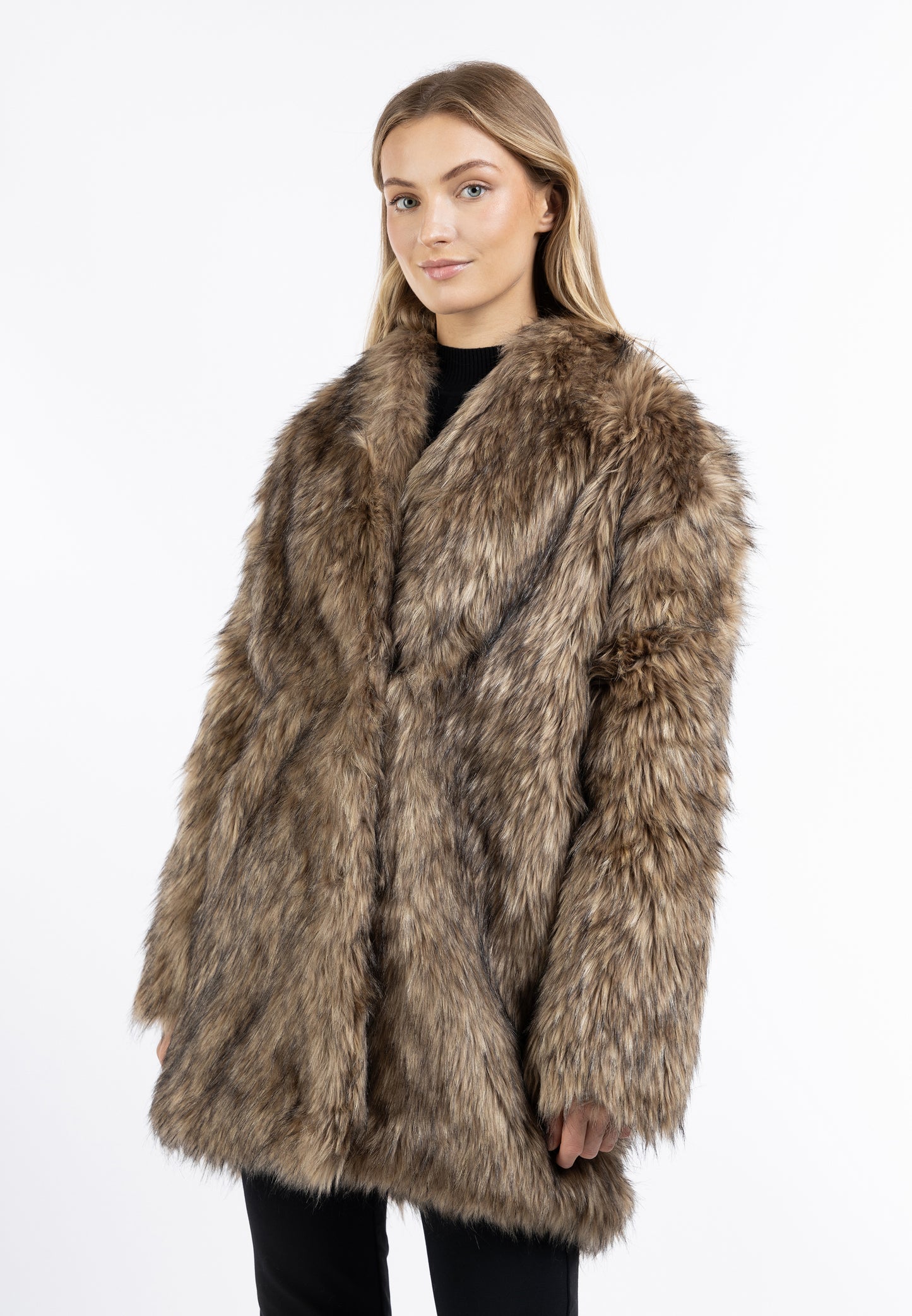 DreiMaster Klassik Women's Faux Fur Coat - Schmuddelwedda Shop