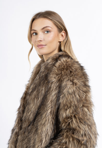 DreiMaster Klassik Women's Faux Fur Coat - Schmuddelwedda Shop