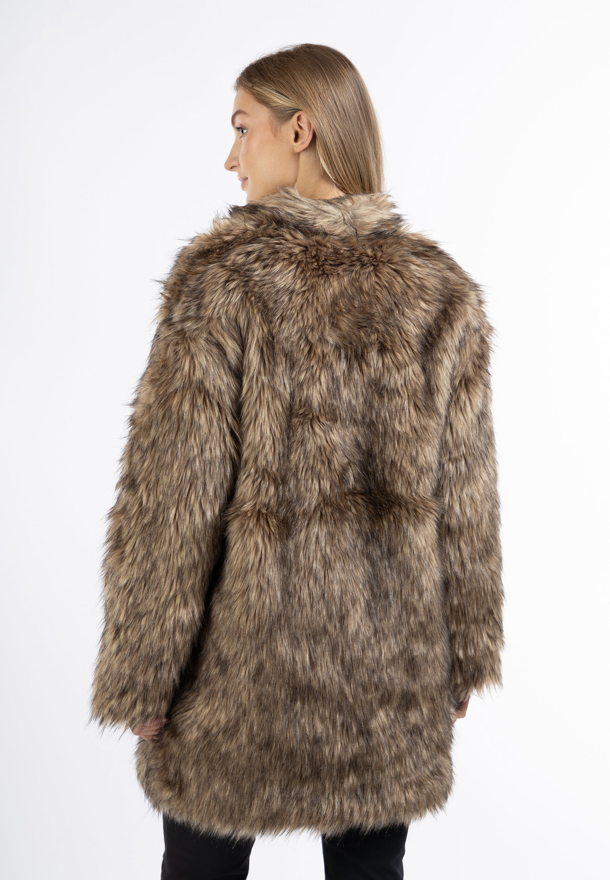 DreiMaster Klassik Women's Faux Fur Coat - Schmuddelwedda Shop
