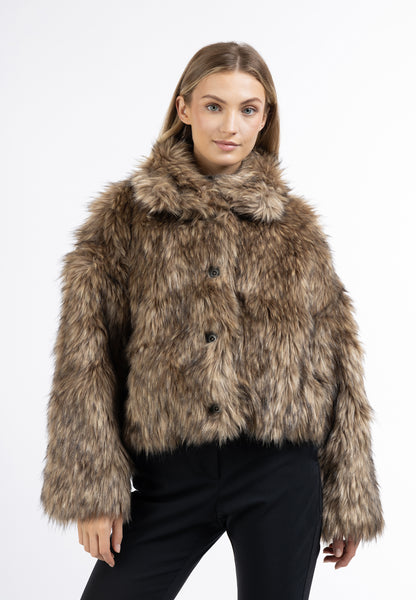 Dreimaster Klassik Women's Faux Fur Jacket - Schmuddelwedda Shop
