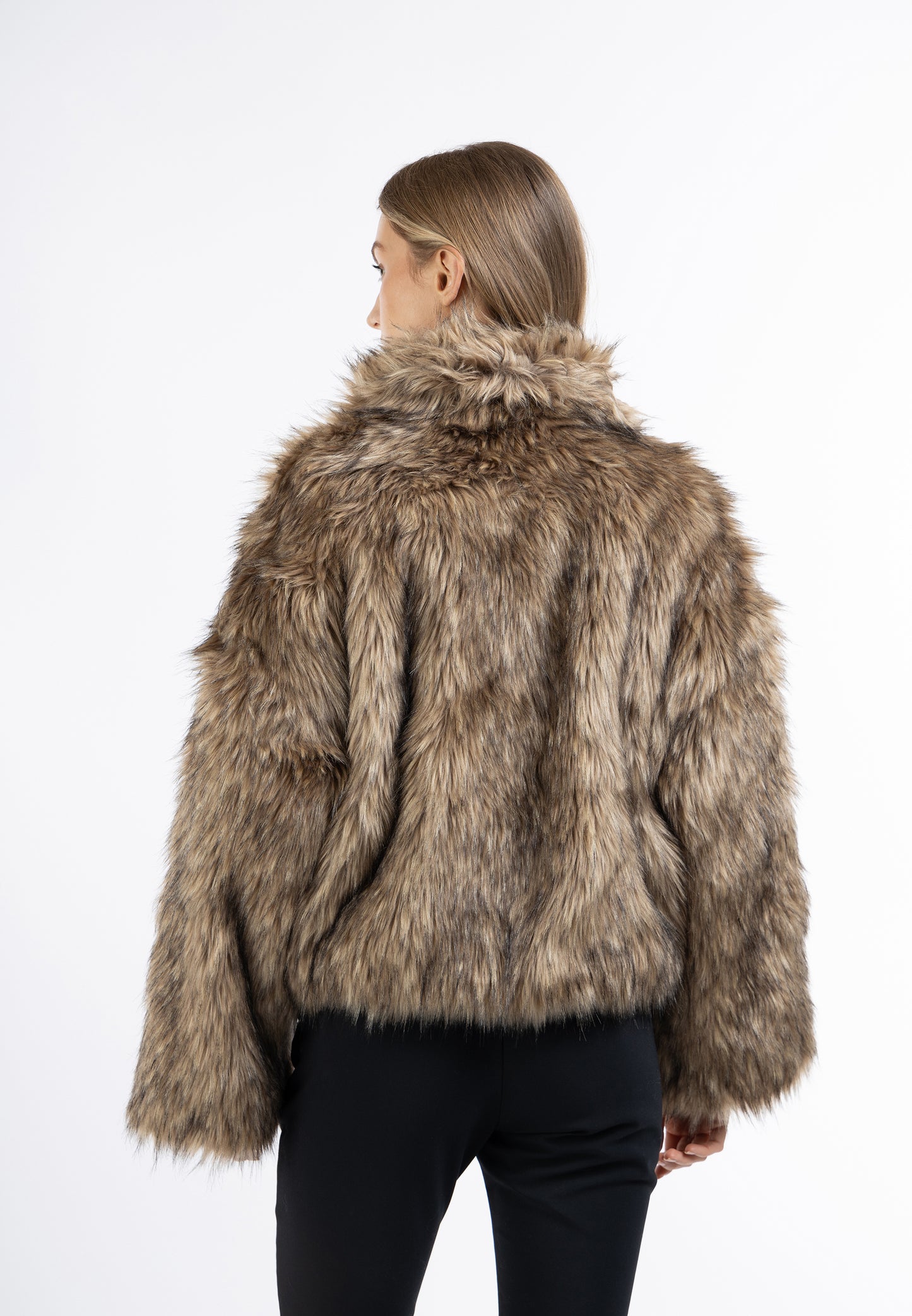 Dreimaster Klassik Women's Faux Fur Jacket - Schmuddelwedda Shop
