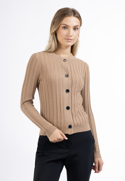 DreiMaster Klassik Damen Cardigan mit Knöpfen