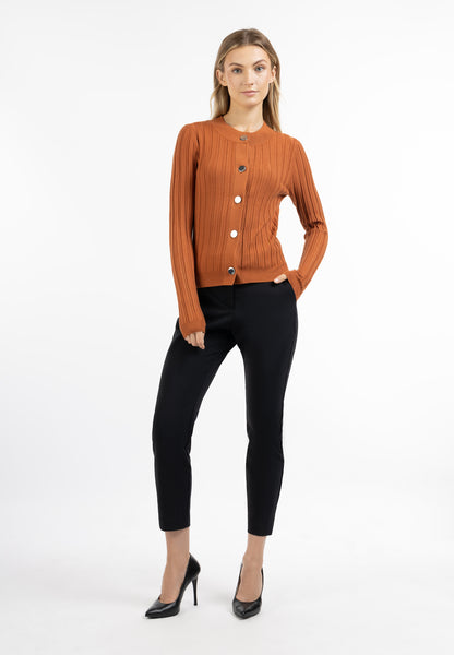 DreiMaster Klassik Damen Cardigan mit Knöpfen
