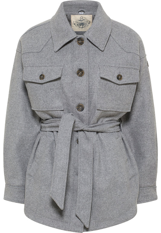 Übergangsjacke aus Wollgemisch