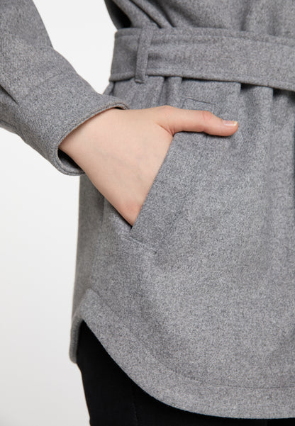 DreiMaster Vintage kurtka przejściowa damska wykonana z mieszanki wełny