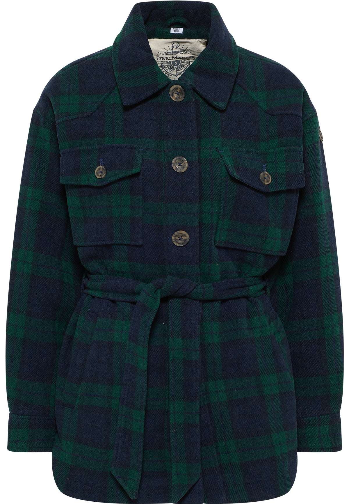 DreiMaster Vintage Damen-Übergangsjacke aus Wollmischung