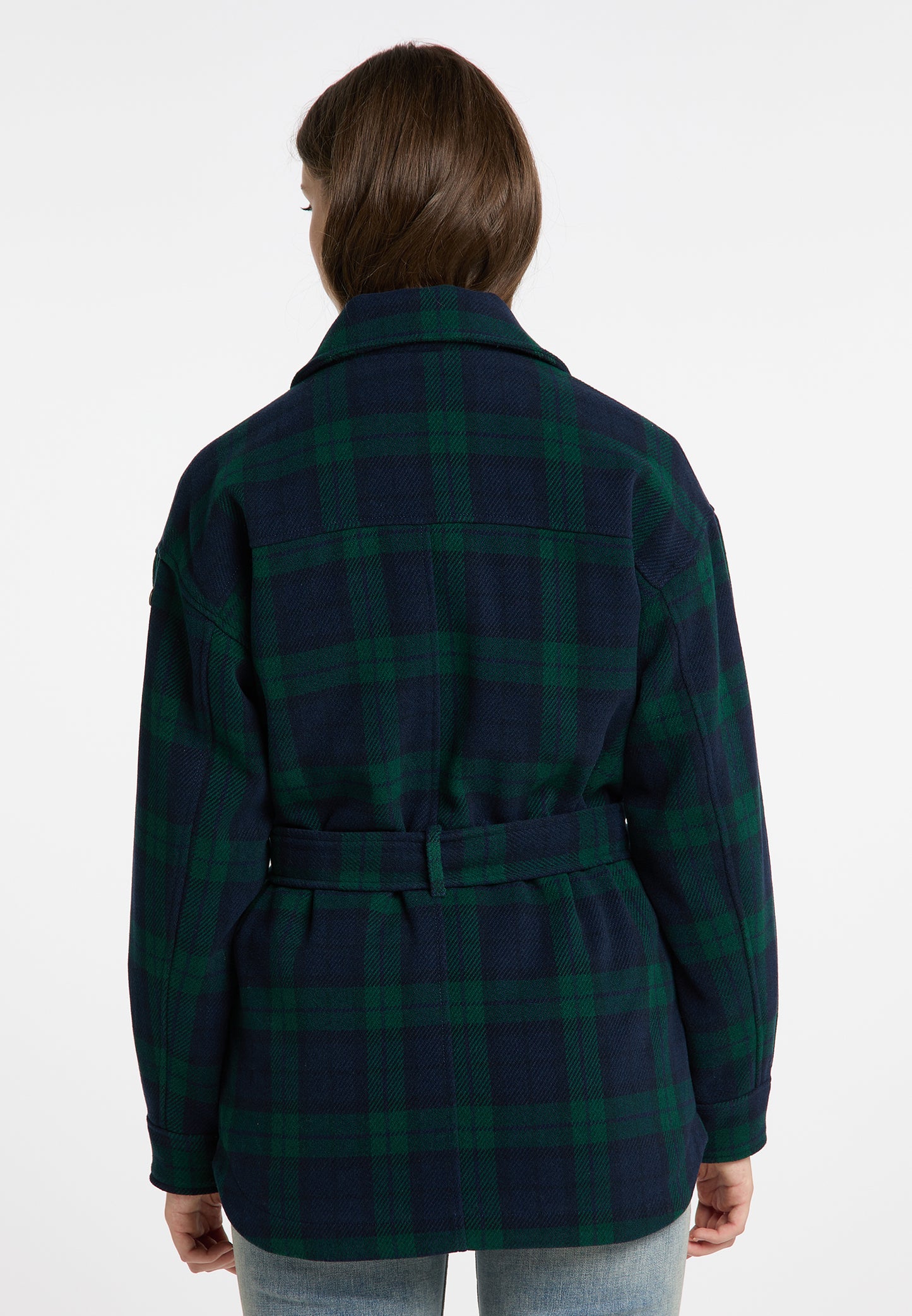 DreiMaster Vintage Damen Übergangsjacke aus einer Wollmischung gefertigt