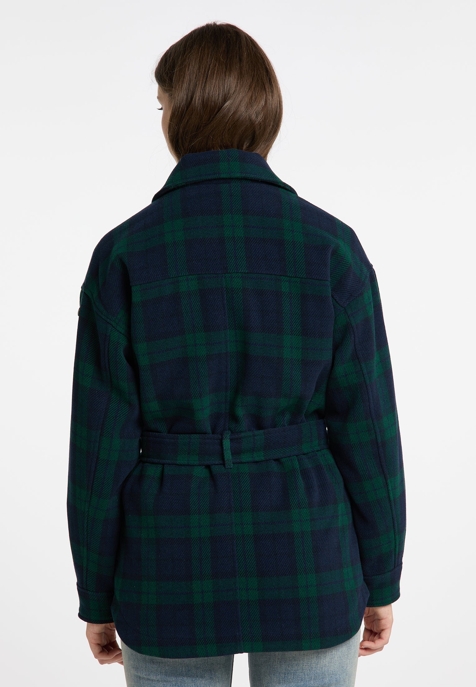 DreiMaster Vintage Damen Übergangsjacke aus einer Wollmischung gefertigt