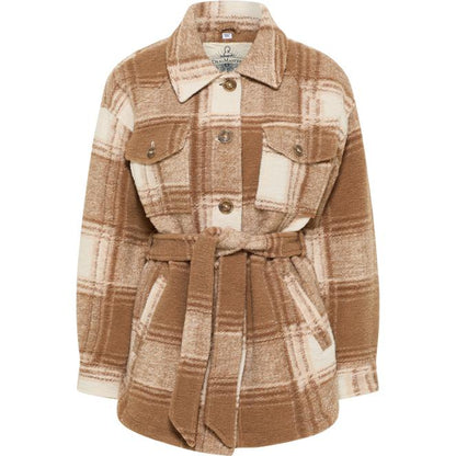 Übergangsjacke im Karo-Muster
