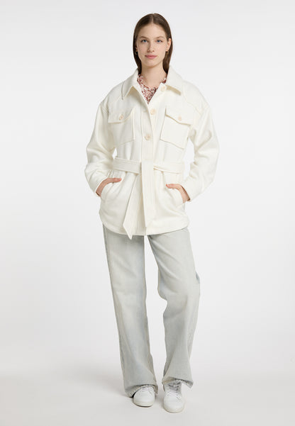 DreiMaster Vintage Damen Übergangsjacke aus einer Wollmischung gefertigt