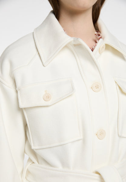 Übergangsjacke aus Wollgemisch