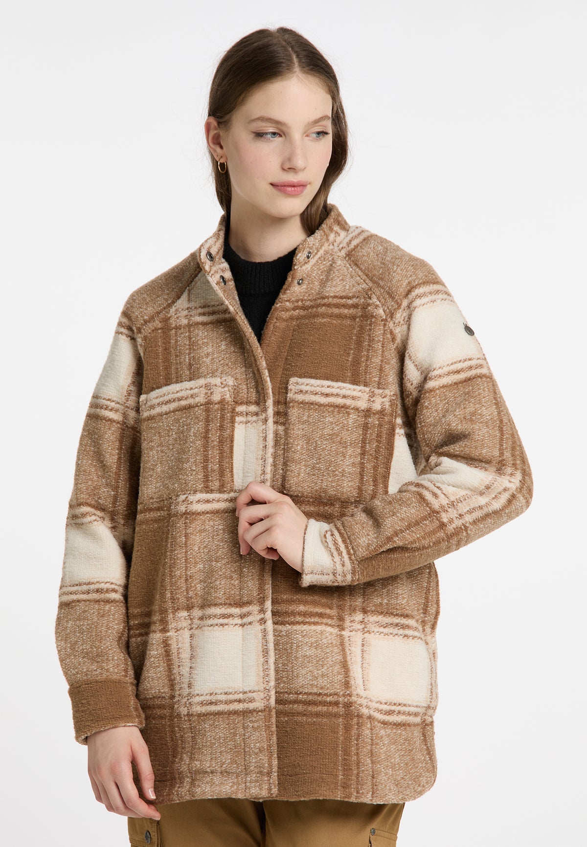 DreiMaster Vintage Women's Übergangsjacke aus Wollgemisch