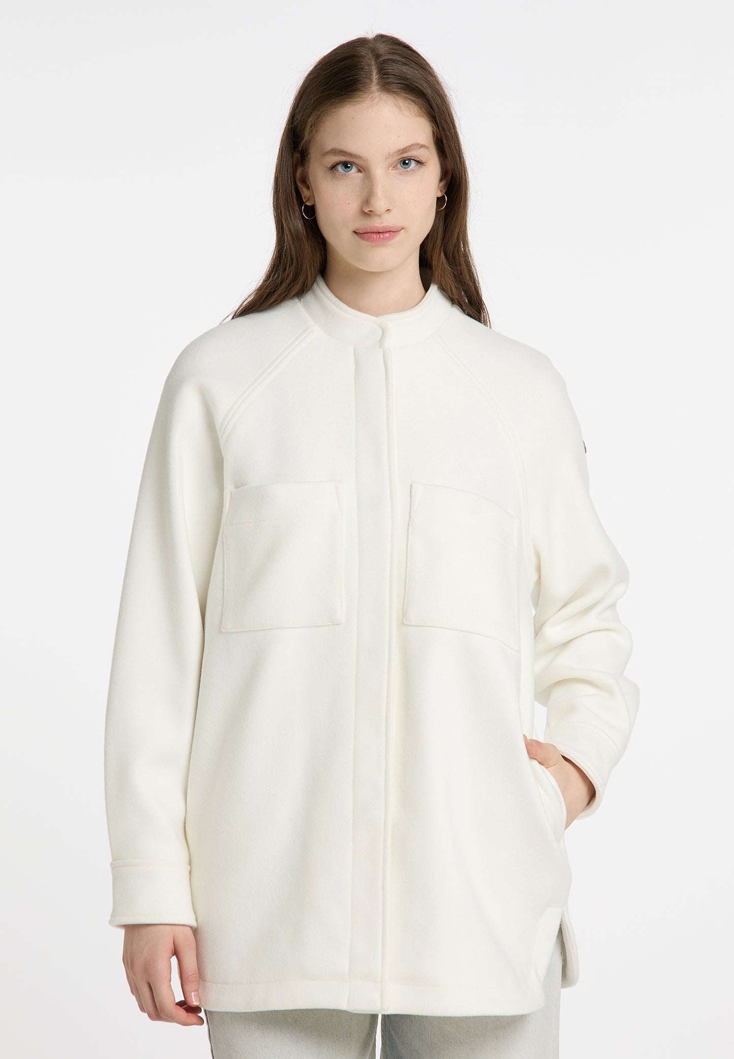 Übergangsjacke aus Wollgemisch