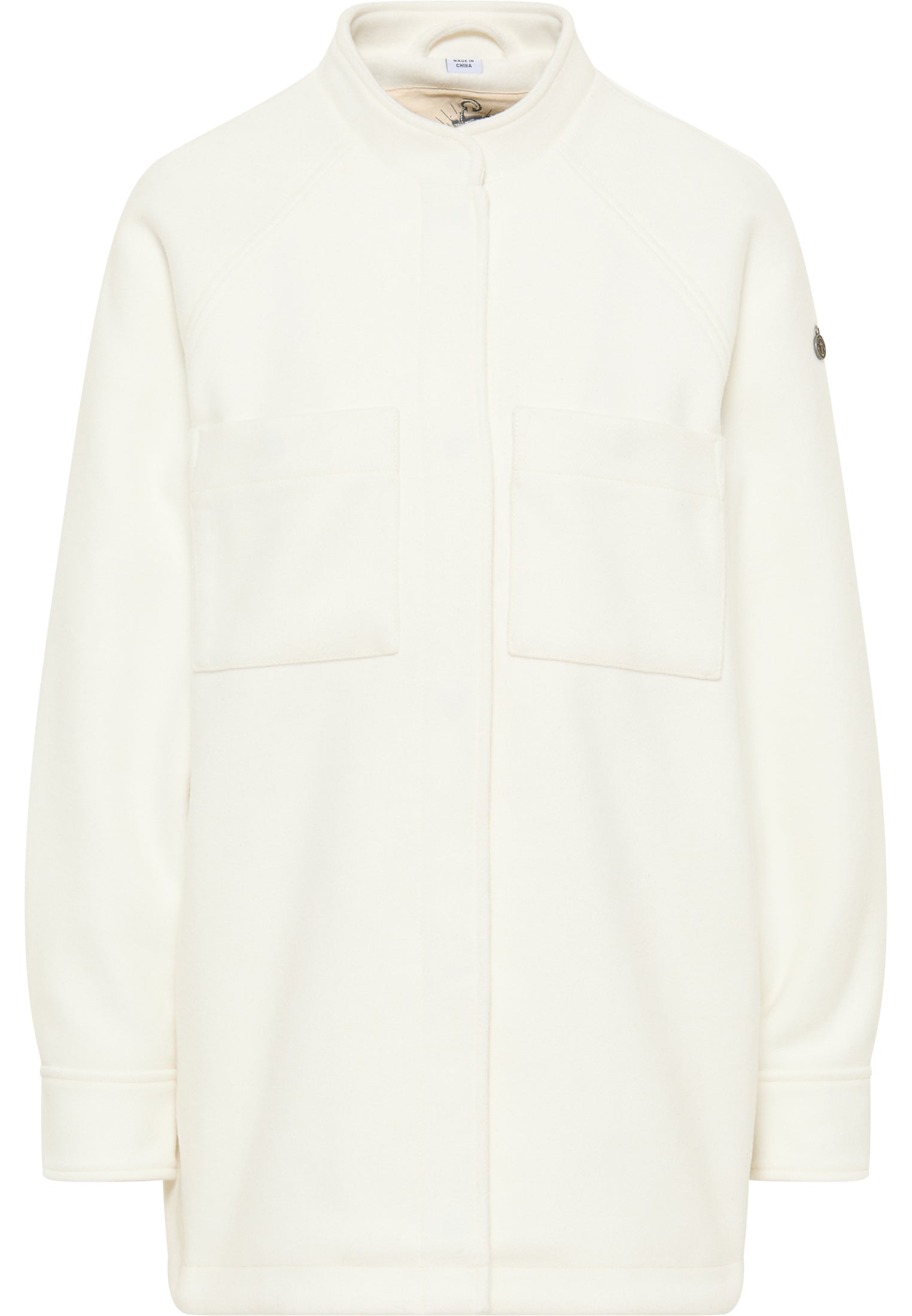 Übergangsjacke aus Wollgemisch