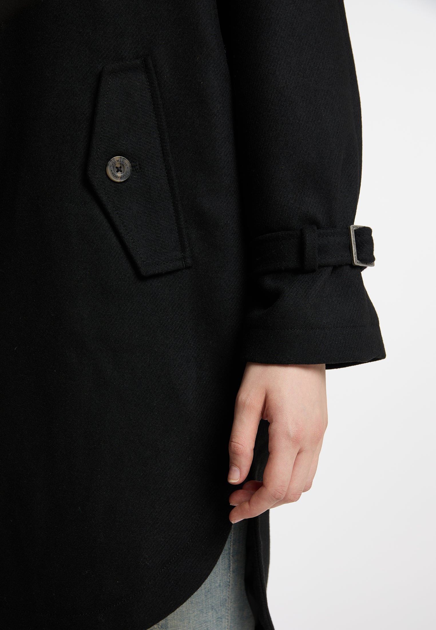 DreiMaster Vintage Women's Transitional Coat Made Of Wool Blend