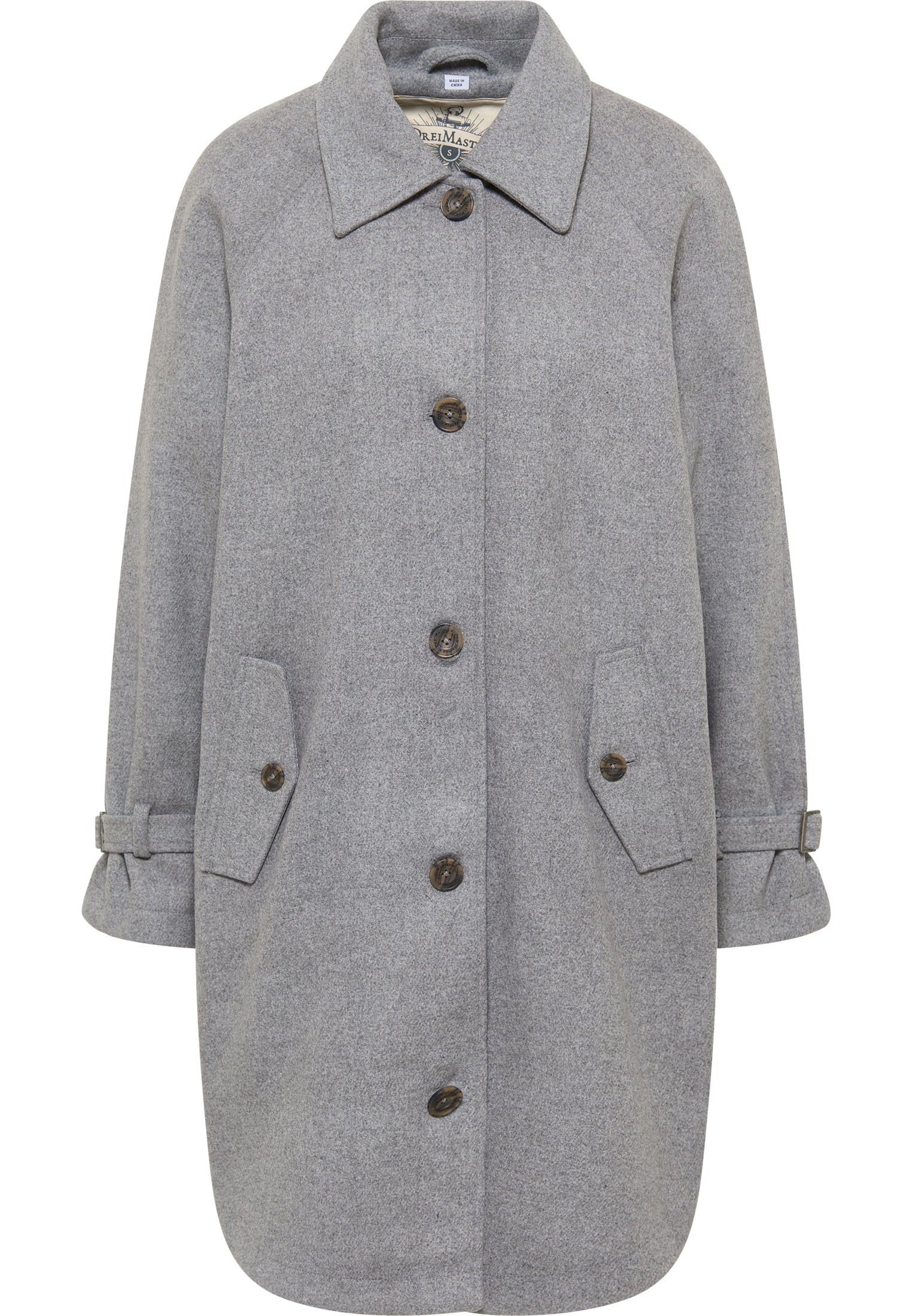 DreiMaster Vintage Women's Transitional Coat Made Of Wool Blend